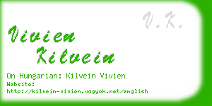 vivien kilvein business card